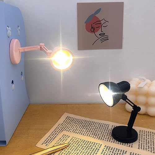 Miniatura 2 de PERZOE Lámpara de escritorio LED Mini lámpara de escritorio de alto brillo LED lámpara de noche accesorios de decoración de casa de muñecas blanco