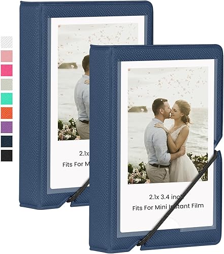 Miniatura 20 de Lifting - Mini álbum de fotos con 28 bolsillos de 2x3 pulgadas, se ajusta para Fujifilm Instax Mini 7s 8 9 11 25 26 40 50s 90 Evo Z2300 cámara
