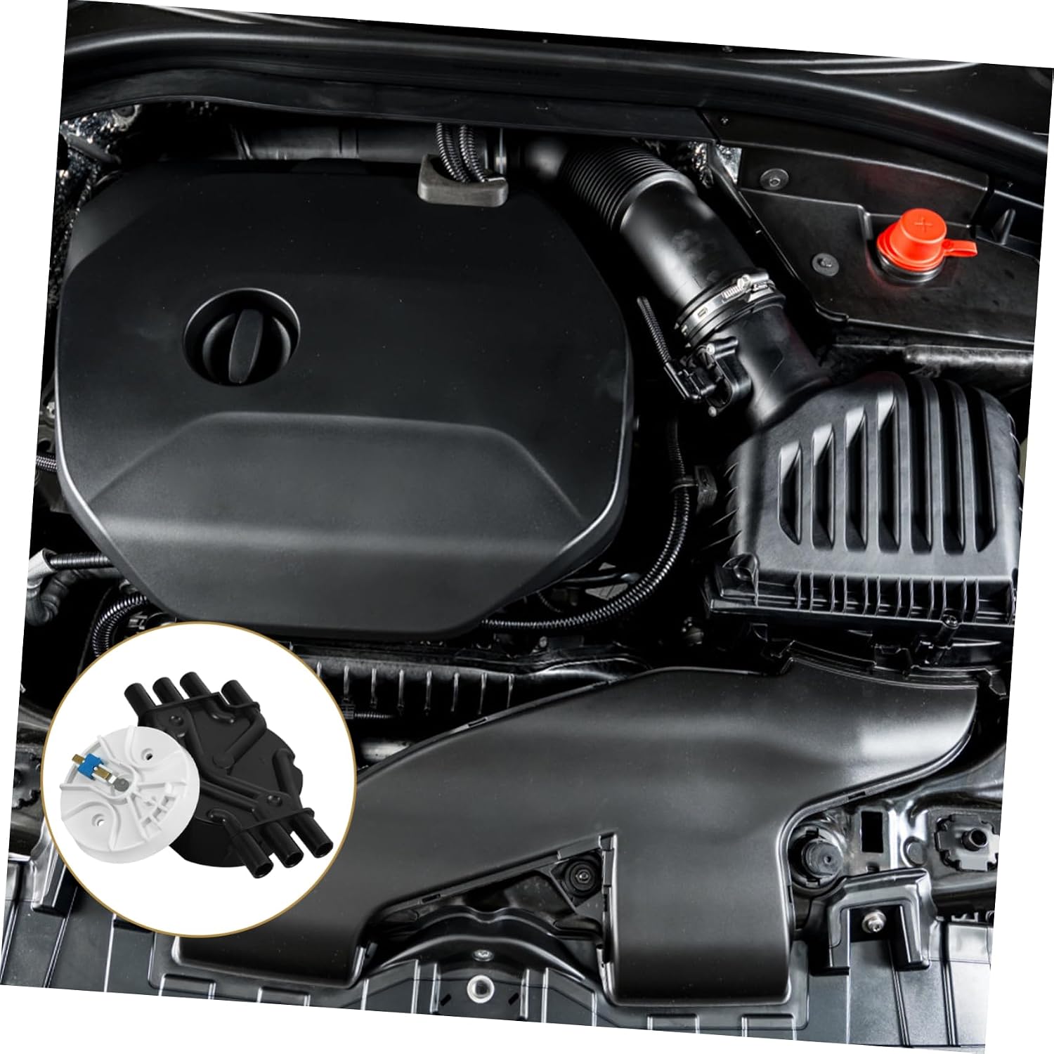Heavy Duty Distributor Cap and Rotor Kit Durable Replacement for Enhanced Ignition Power Improved Engine Performance Fit for Reliable Operation