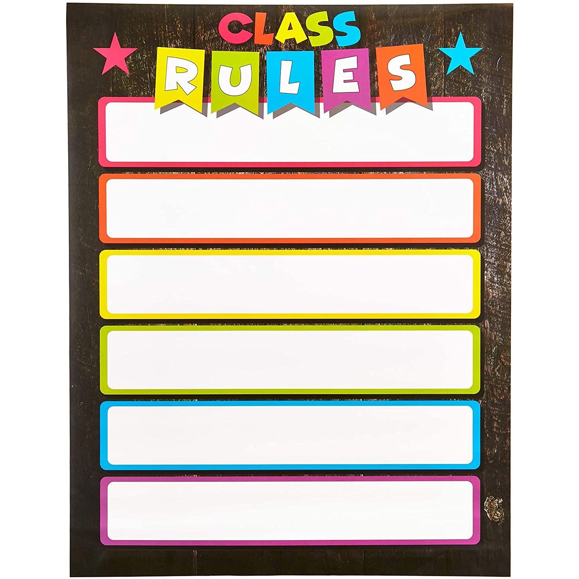 buy-juvale-classroom-poster-set-includes-welcome-class-rules-schedule-and-birthdays-chart-5