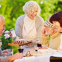 Vista 7 de Roshtia 12 platos de madera cuadrados de madera de acacia, tablero de charcutería para boda, cena, bandeja para servir, cargador, aperitivo, plato
