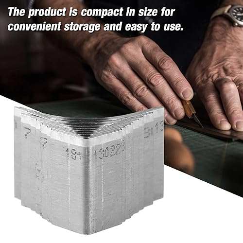 Miniatura 3 de Haosie Juego de recortadora de borde de esquina, 10 piezas de cortador de esquina de cuero, molde de troquelado para cinturón de cartera, hecho a