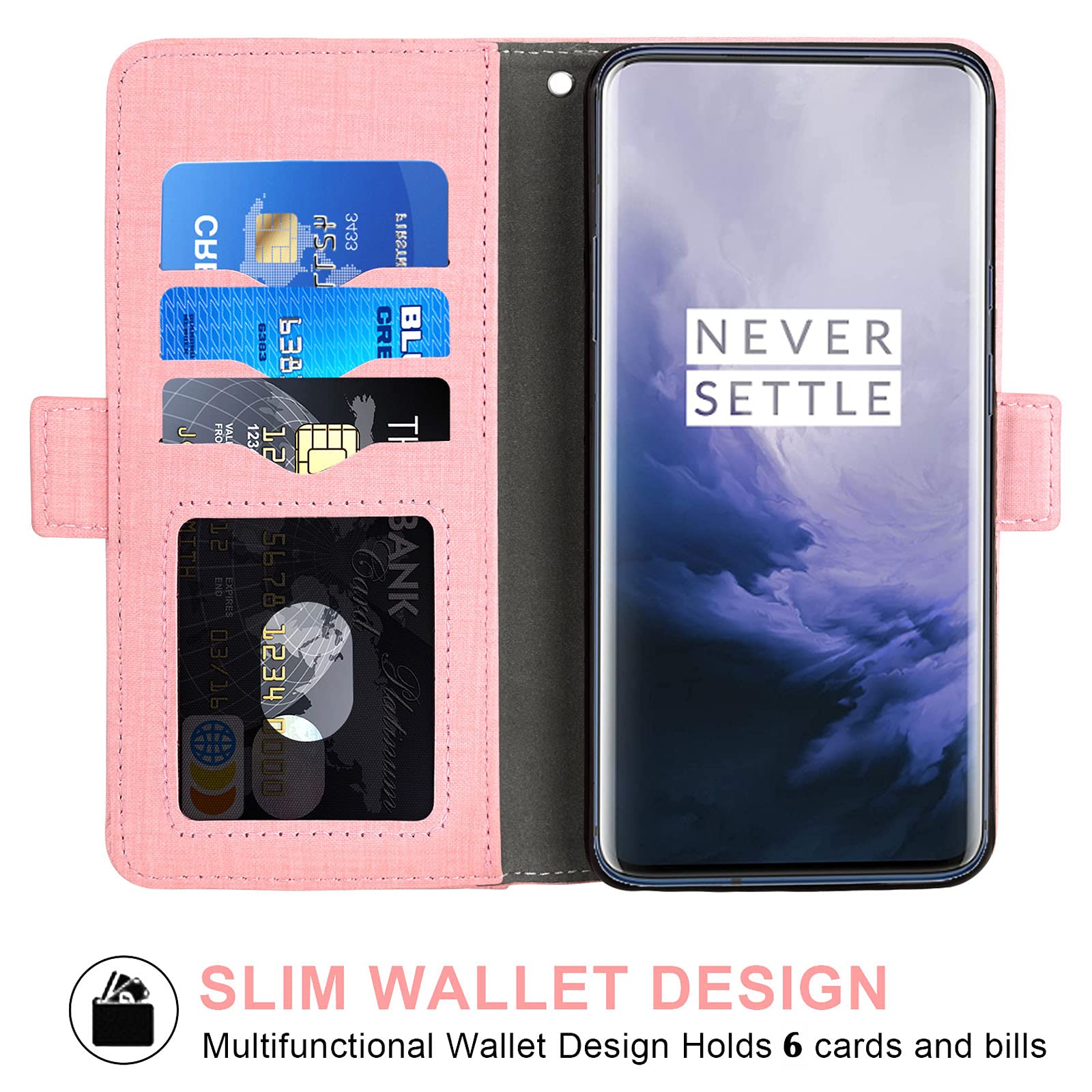Asuwish Custodia per OnePlus 7 Pro, con pellicola protettiva e