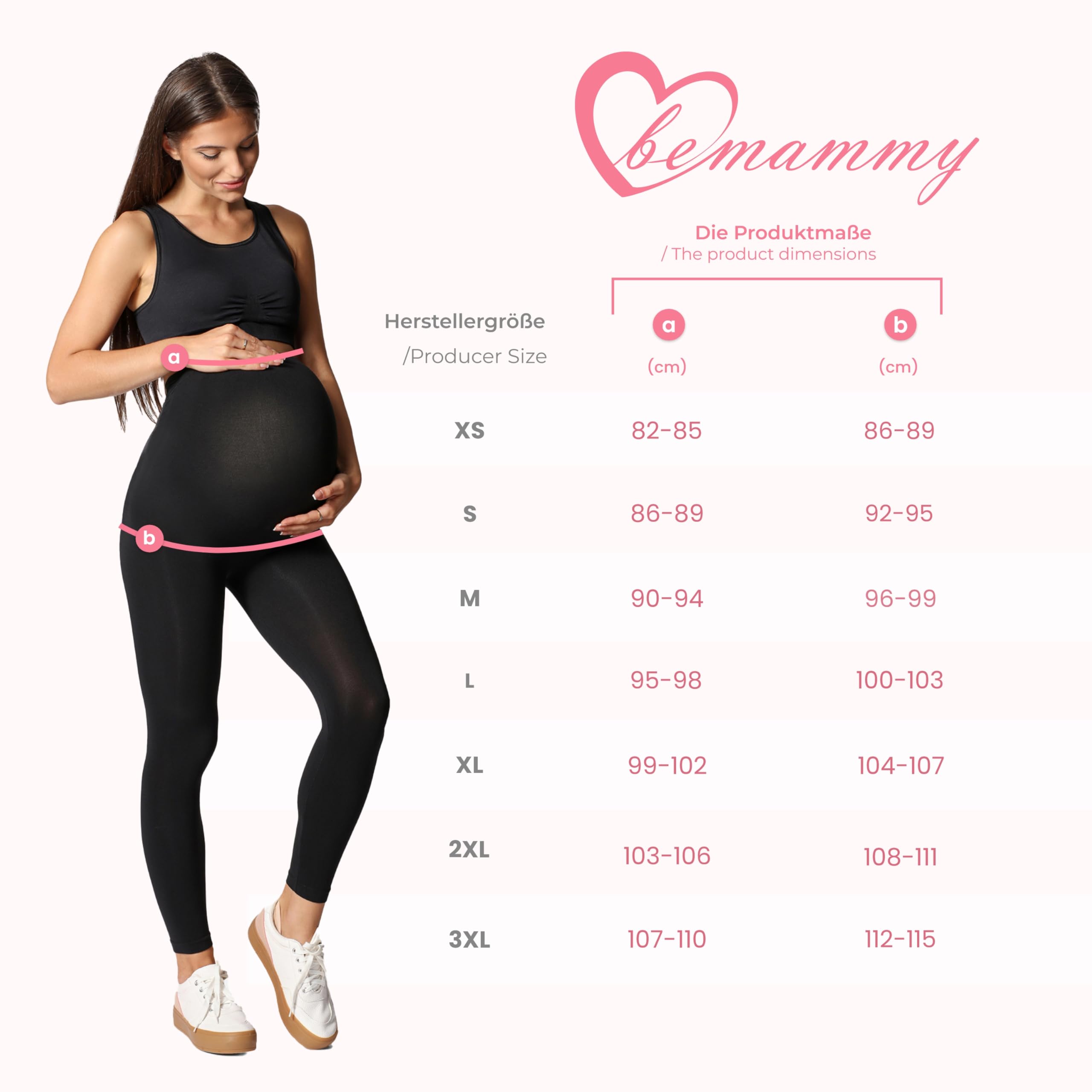 Be Mammy Leggings Premaman Donna BE-1123