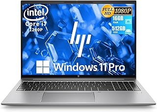 HP ZBook Firefly 16 G9 laptop, portátil FHD de 16 pulgadas (1920 x 1080), Core i7-1280P hasta 4,8 GHz, 16GB DDR4 RAM 512GB SSD, teclado retroiluminado, huella digital, Windows 11 Pro (Reacondicionado)