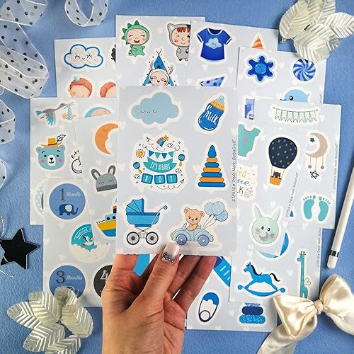 Miniatura 193 de BulbaCraft 100 calcomanías de Italia para álbumes de recortes, calcomanías italianas, calcomanías de Roma, calcomanías de viaje para diario, álbum