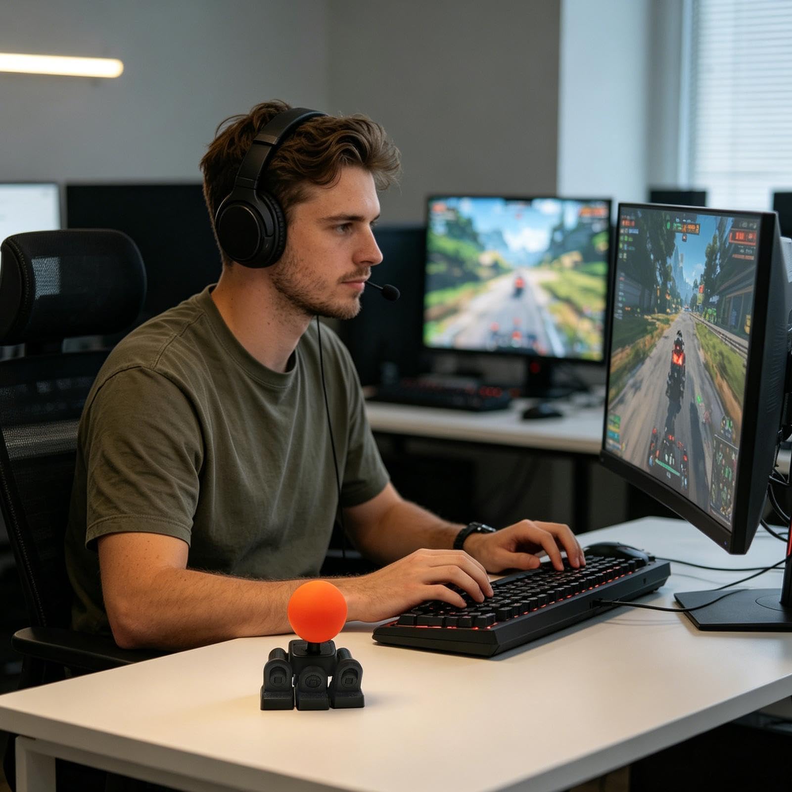 Copritasto joystick funzionale 4 vie | Copritasto joystick stampato 3D | Copritasti joysticks direzionali tastiera meccanica 4 vie | Novità tastiera controller tasti freccia per giochi e streaming