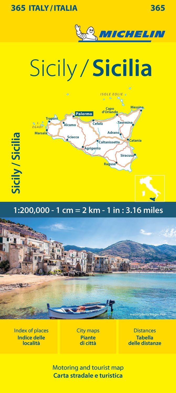 Sicily - Michelin Local Map 365: Map (Michelin Maps/Regional Michelin, 365)