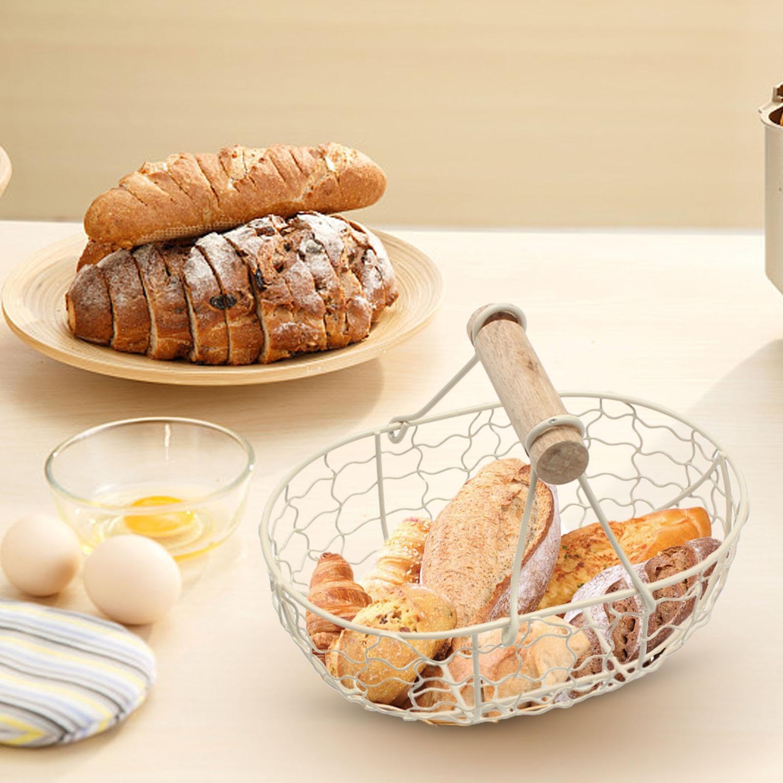 Panier à œufs Décoratif En Forme De Poule – Fil Chromé – Range-œufs De Cuisine Original Et Amusant