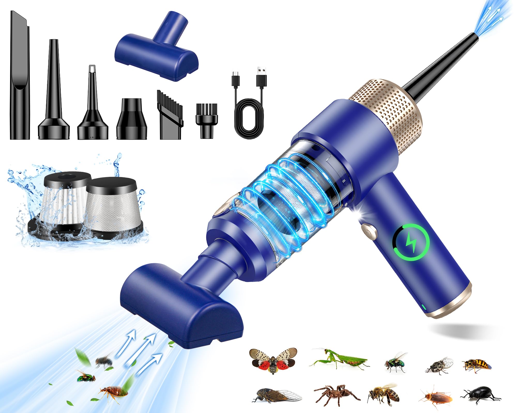 Lycxbfjia Electric Bug Vacuum Catcher