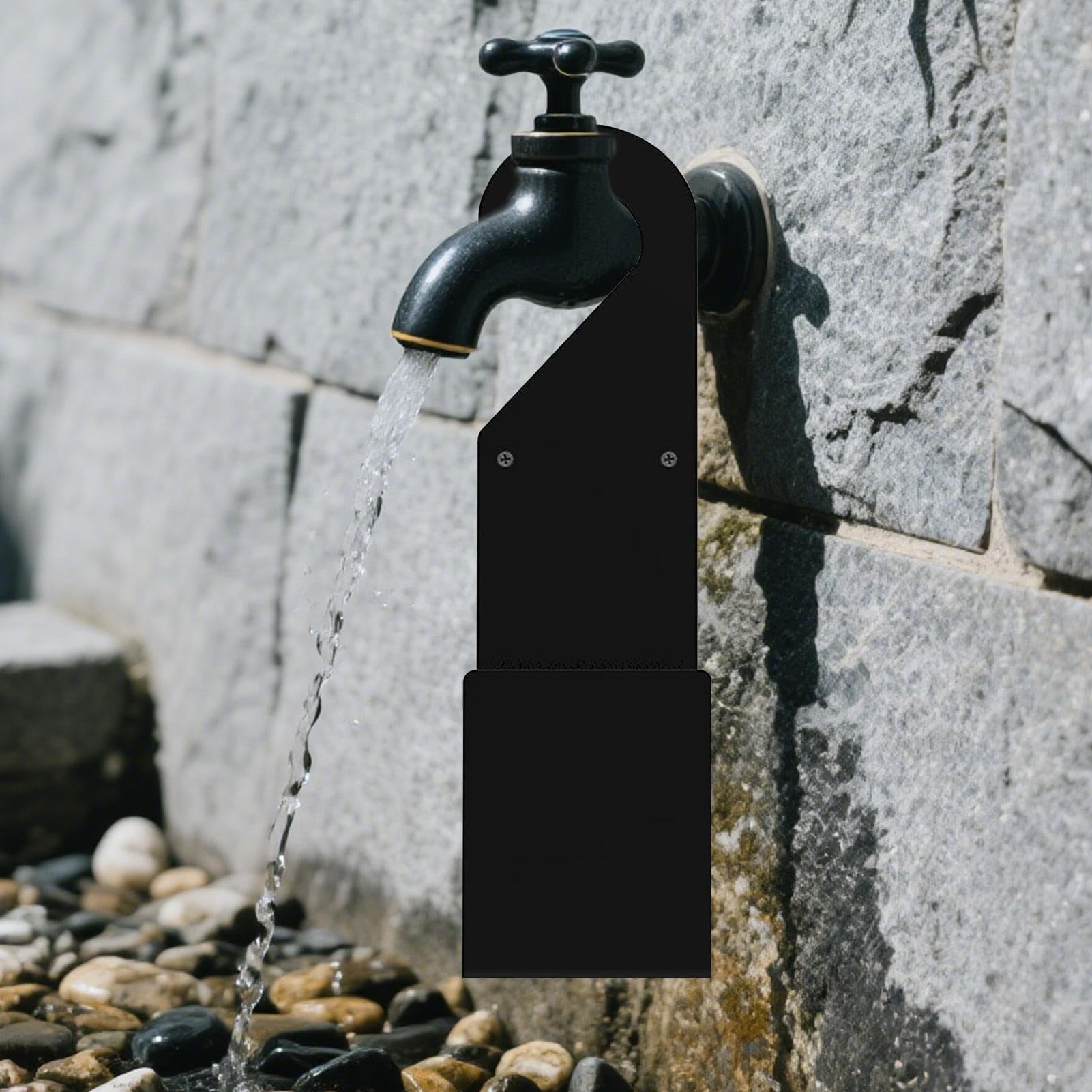 Porta Tubo da Giardino per Esterno,Gancio Portatubo Resistente per Uso Intensivo - di Archiviazione per Attrezzi con Accessori per Irrigazione, Pulizia e Giardino Esterno