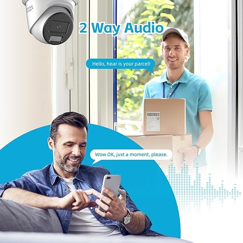 Miniatura 4 de DS-2CD2347G2-LSUSL Cámara IP Hik 4MP Color-VU de 0.157 in, cámara de red PoE con luz estroboscópica y advertencia audible, imagen colorida 247,