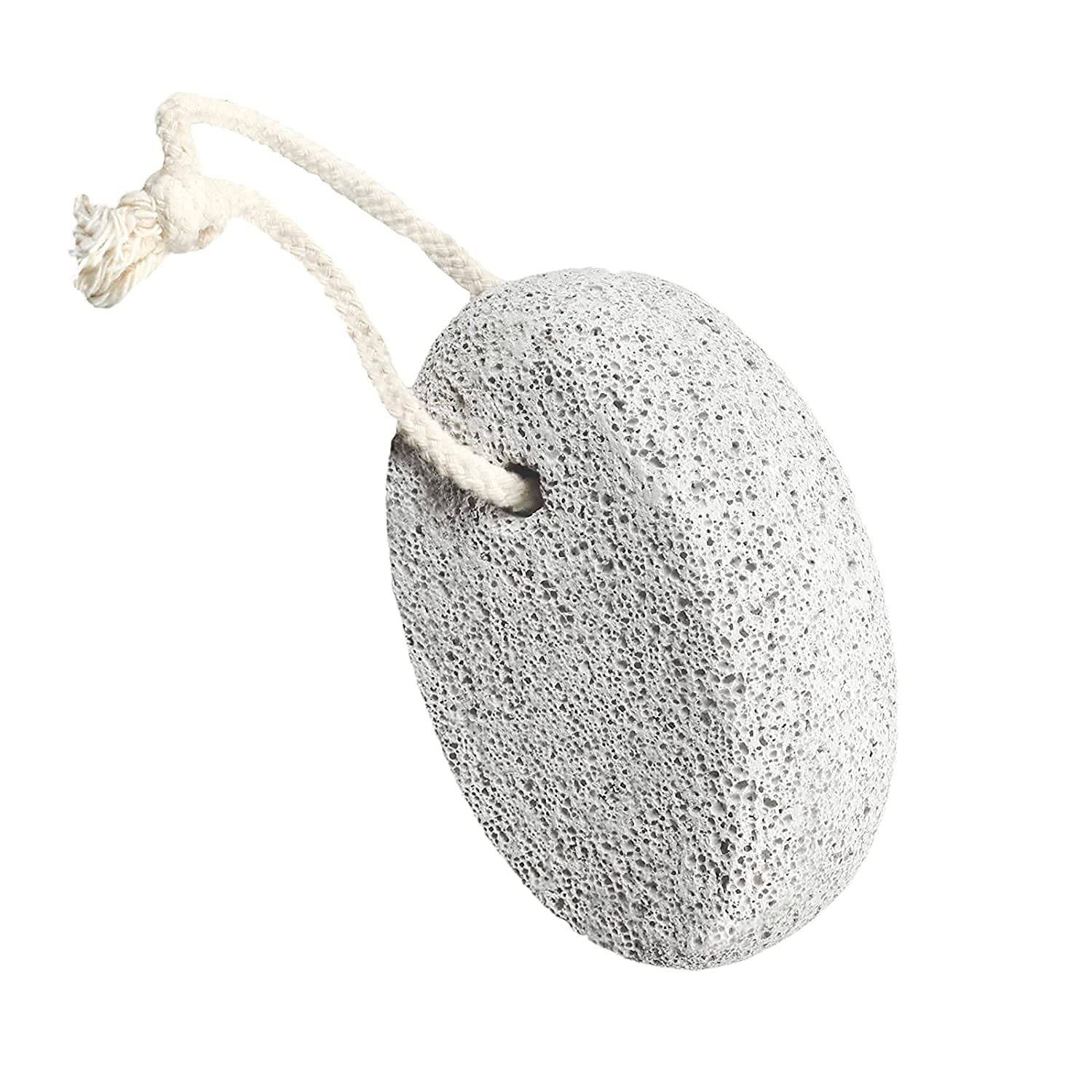 store NAIDEV Natural Pumice Foot Tool Stone Foot Scrubber, 2 Pack, White & Grey, Classic Style