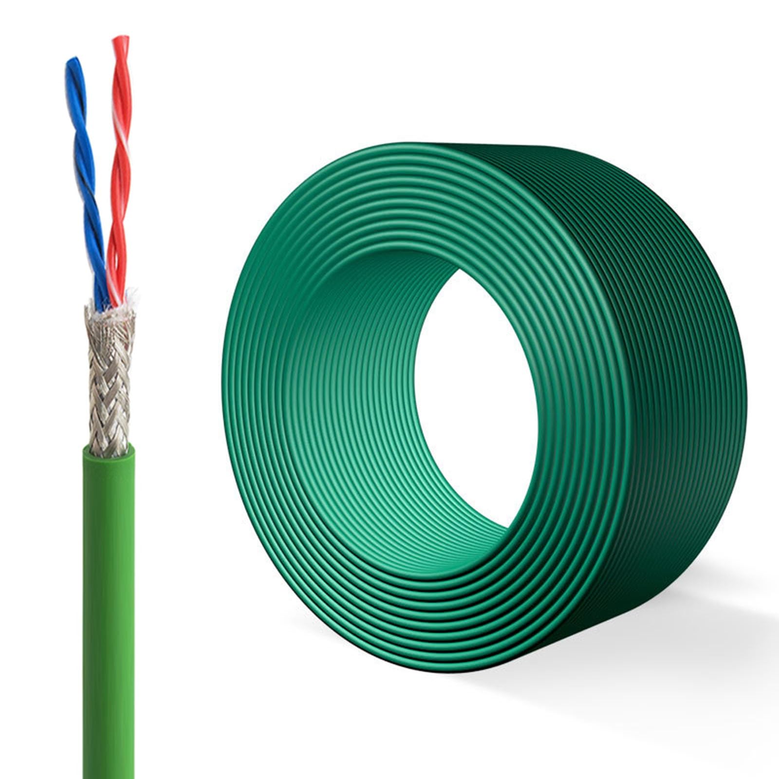Câble servo-codeur TRVVSP blindé 2 conducteurs 0,3 mm² anti-rupture pour chaîne 100FT
