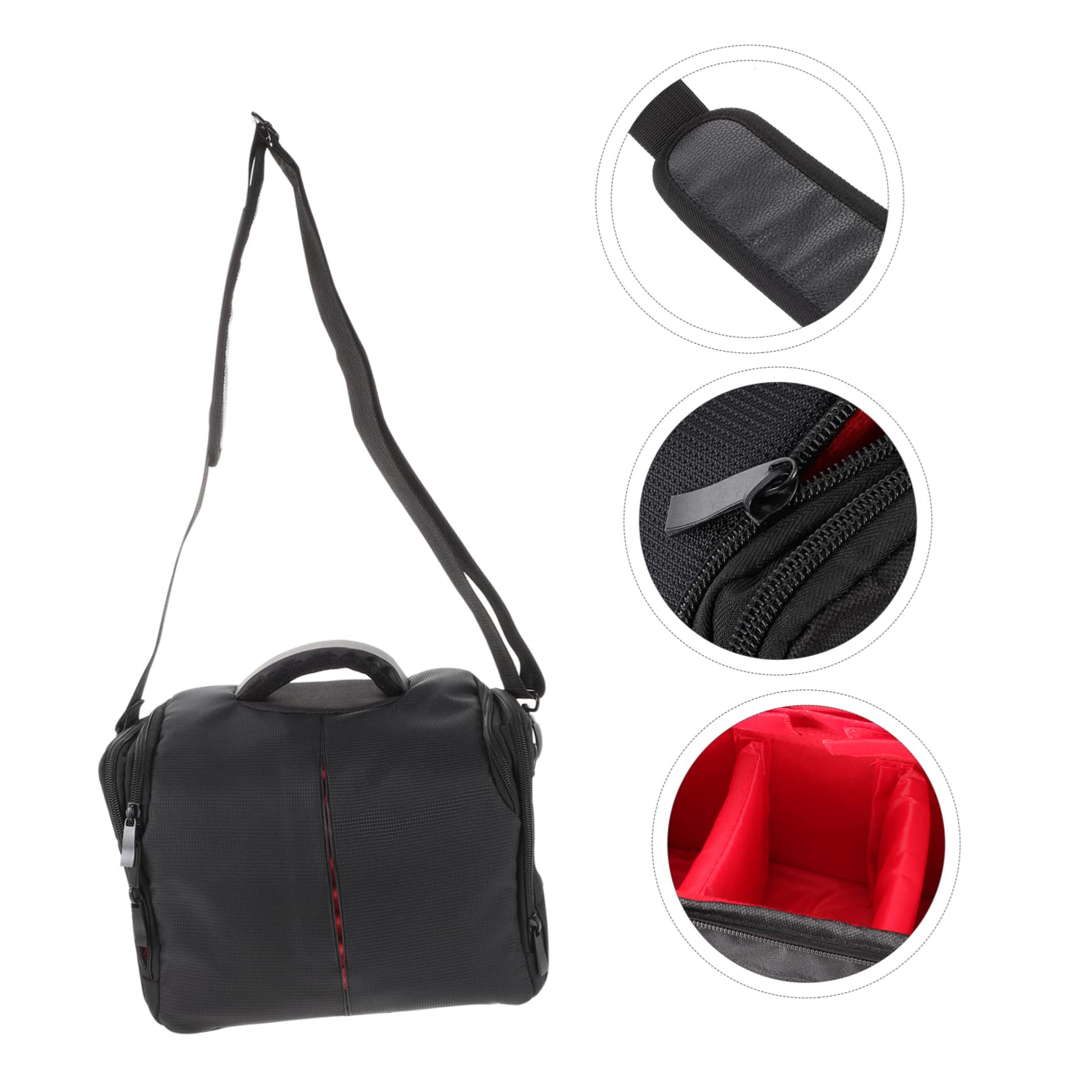 Étui pour Appareil Photo Reflex Noir en Nylon PVC, Antichoc