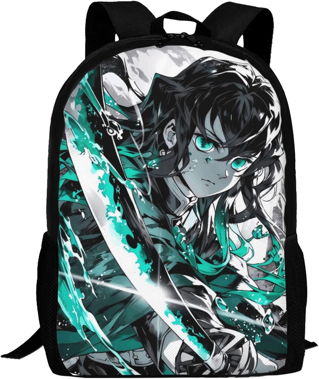Muichiro Backpack,3d Print Laptop Backpack Lightweight Casual Daypack Bookbag Multi-Function Travel Backpack 16.5 In