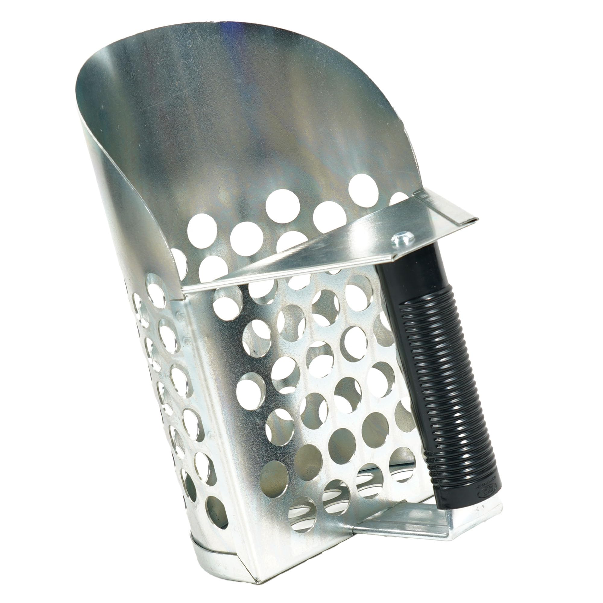 Detector de metales grande para playa con cuchara para arena húmeda o seca