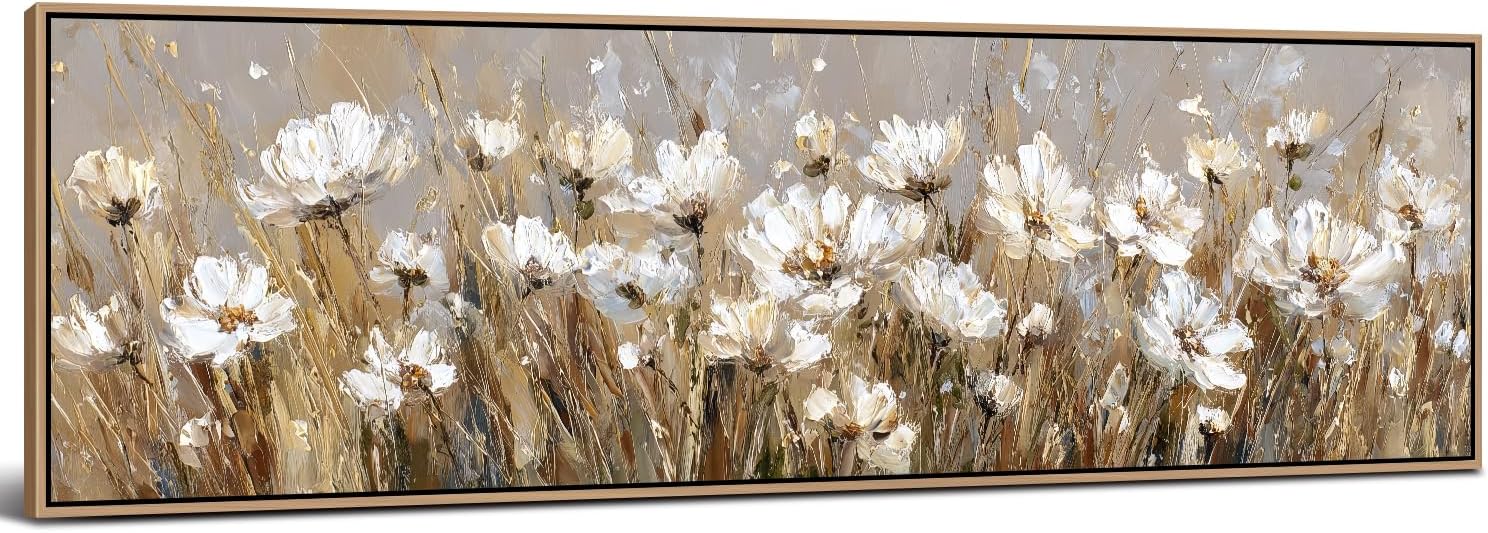 Cowboy Wall Art Western Wall Decor Nature Mountain Canvas Framed Picture Vintage Office Home Decor Sunset Forest Scenery Painting Countryside Riding Horse Poster Artwork Living Room Decorations 14x48”