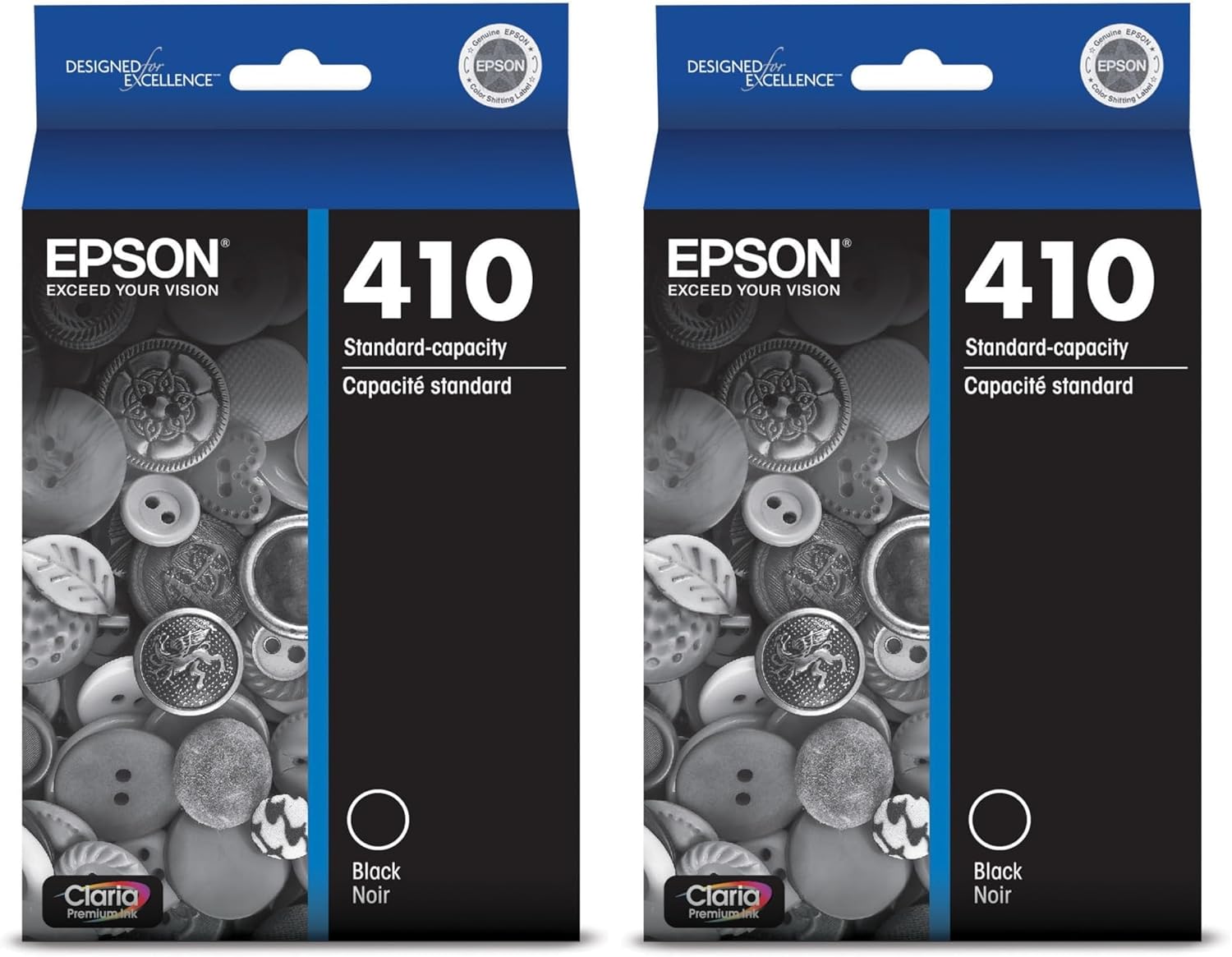 Epson T410 Claria Premium - -Ink Standard Capacity (T410020-S) for Select Expression Premium Printers, Black (Pack of 2)