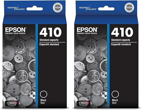 Miniatura 1 de Epson T410 Claria Premium - Tinta de capacidad estándar (T410020-S) para impresoras Select Expression Premium, color negro (paquete de 2)