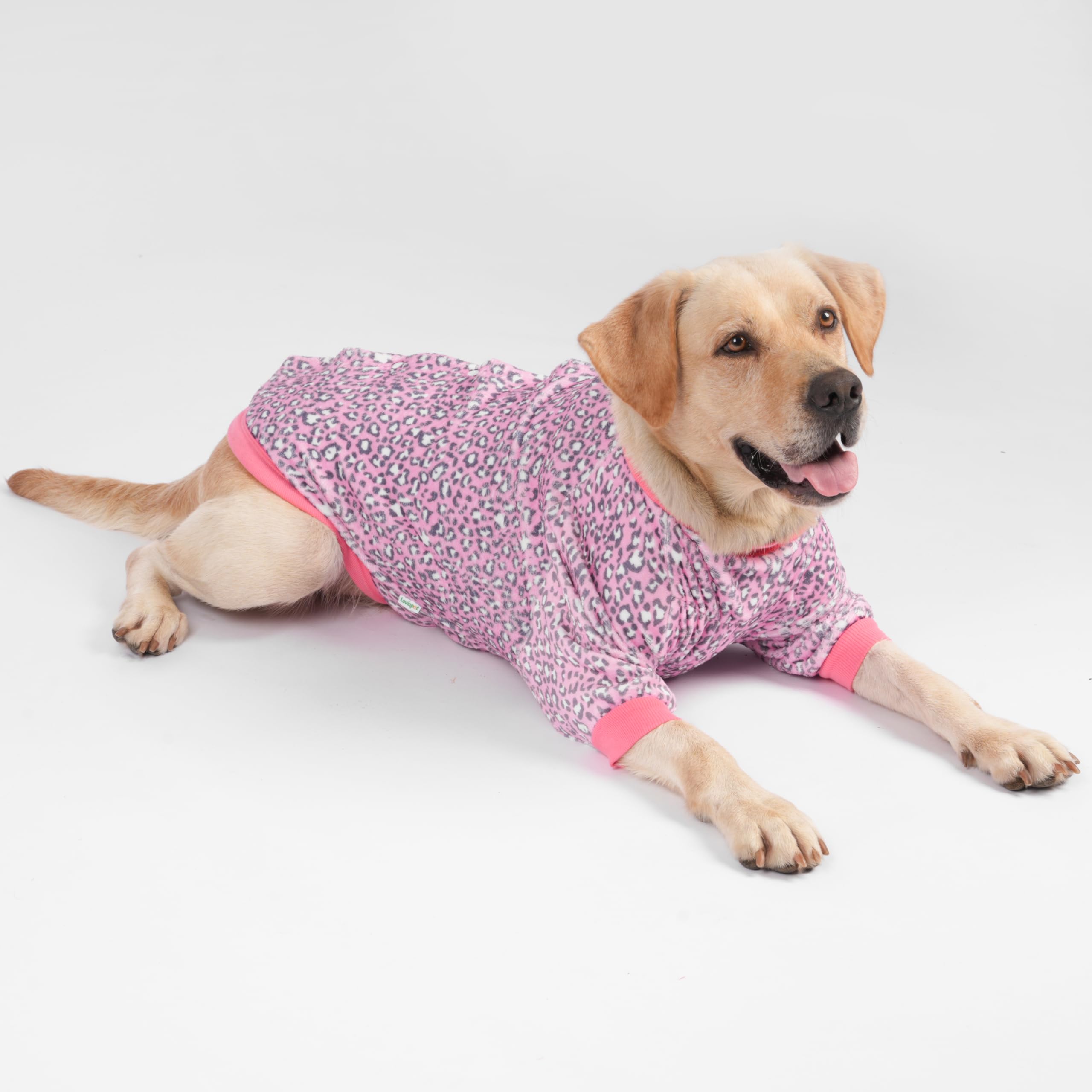 LovinPet Hundejacke Für Große Rassen – Leichter Flanell-Wintermantel Für Mastiff, Labrador & Co.