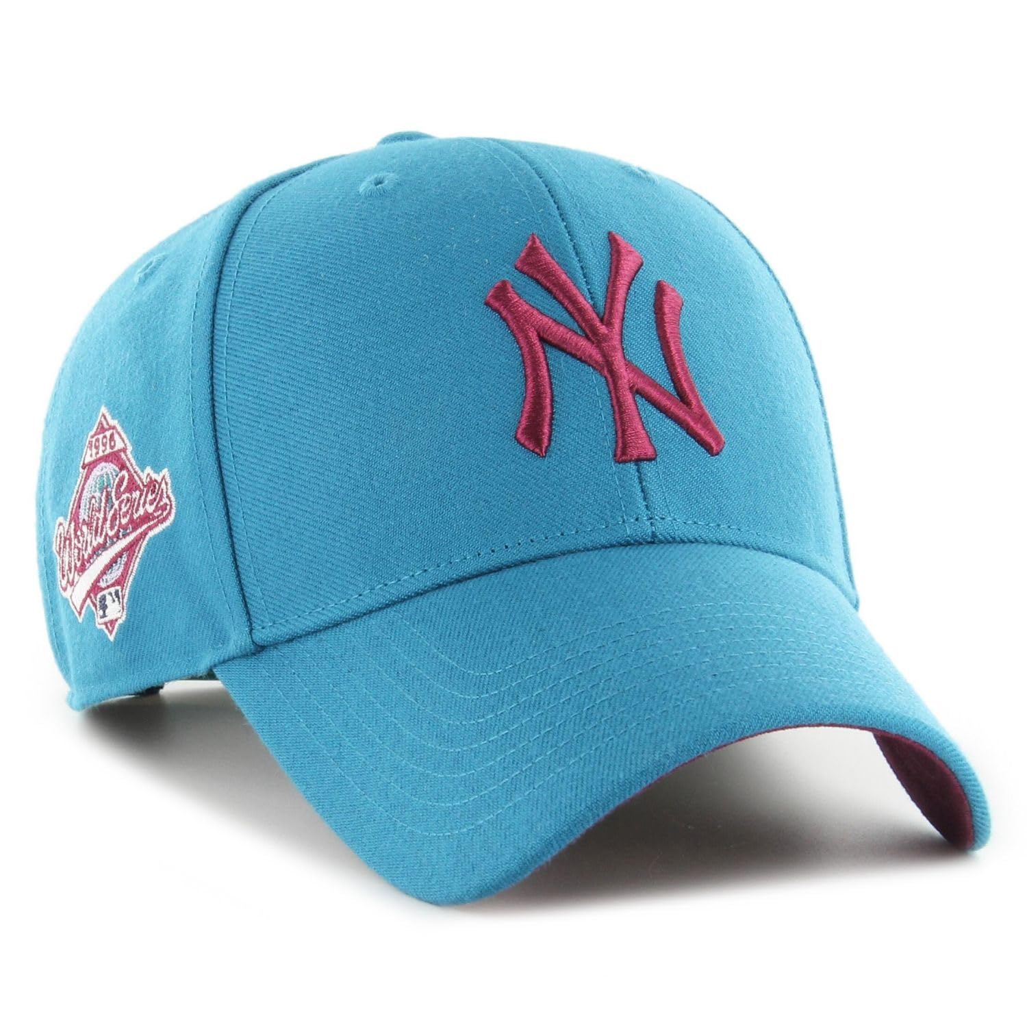 47Brand Unisex Bleu Baseball Cap New York Yankees Mlb Shot Snapback