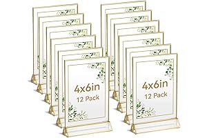 UNIQOOO Acrylic Sign Holders for Wedding Table Displays