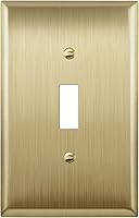 Vista 29 de LIDER Placa de Pared de Metal para Interruptor de Luz de Palanca, Cubierta de Interruptor de Acero Inoxidable, Resistente a la Corrosión