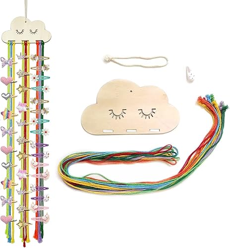 Hiflyer Soporte de lazo para niñas, organizador de lazos para el cabello, organizador de lazos para el pelo, organizador de lazos para el cabello,