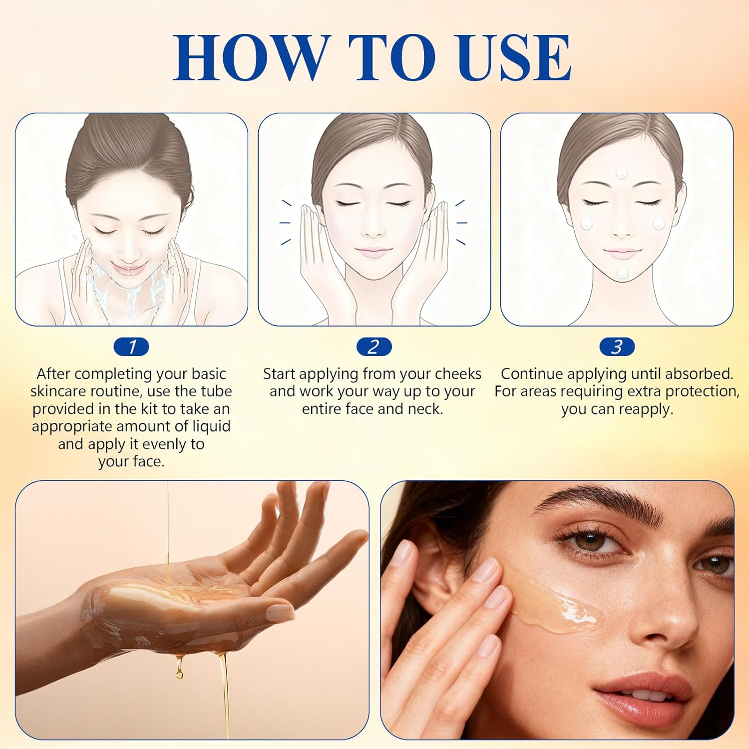 2Pcs Salmon Anti-Wrinkle Serum, Hydrating Radiant Serum for Face, Water Light Essence Firming & Support Skin Barrier, Facial Essence for Women, All Skin Types, 50ML(1.76 Fl Oz) - Image 7