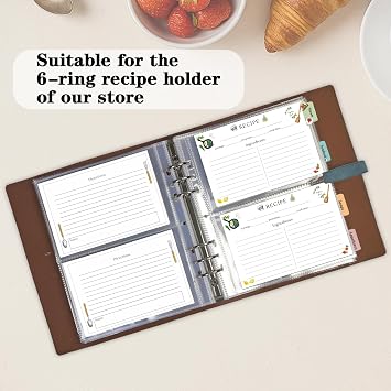 Recipe Card Page Protectors