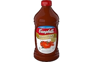 Campbell's Refreshing and Pure 100% Tomato Juice: A Vibrant Source of Essential Nutrients