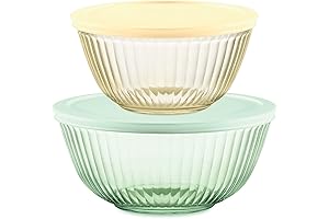 Pyrex Colors Sculpted Mixing Bowls (Set of 2)