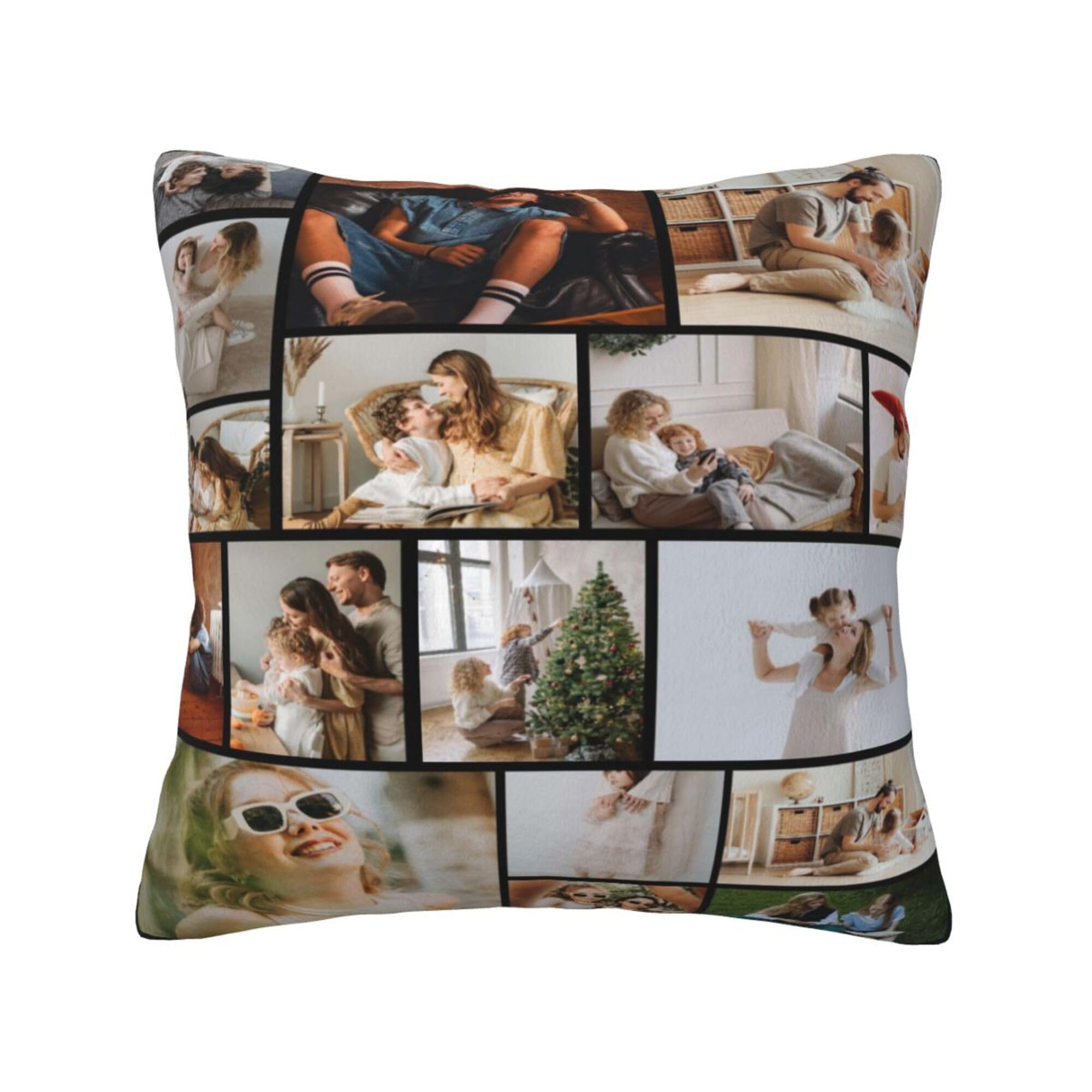 NGGBBDYGB Personalized Pillow 18x18 Pillow Cover Custom Name Pillow Custom Throw Pillow Gift