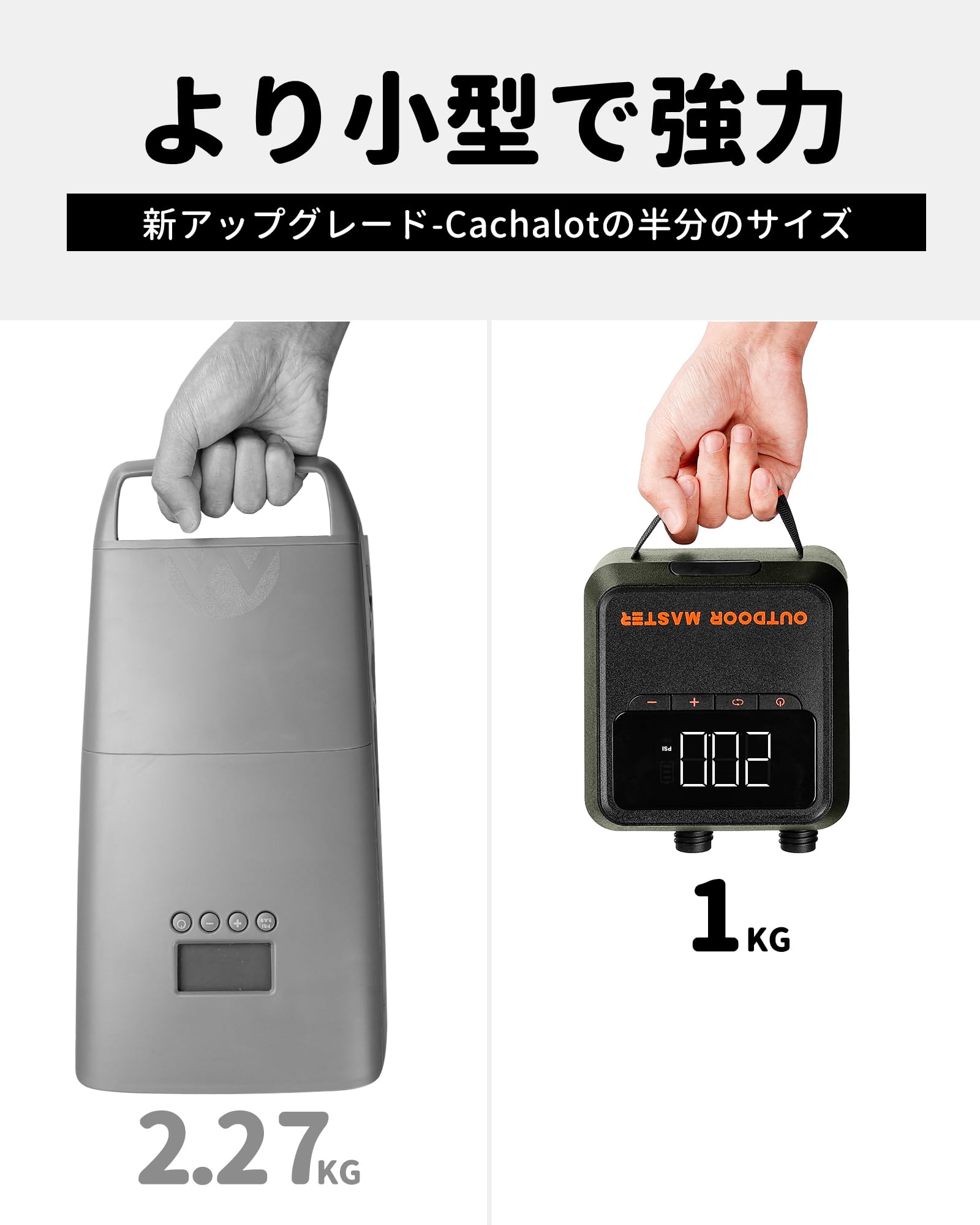 OutdoorMaster 電動エアーポンプ Amazon.co.jp: OUTDOORMASTER 電動エアーポンプ 大容量【88Wh