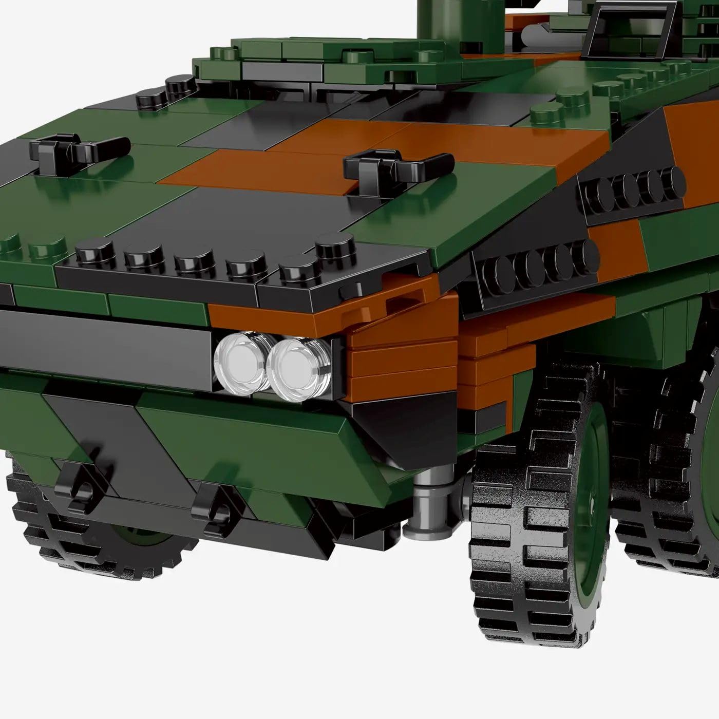 BlueBrixx GTK Boxer Bundeswehr, 759 klocków zaciskowych, czołg rowerowy