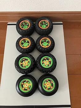 Amazon.co.jp: タミヤ コミカル系メッキホイールタイヤセット
