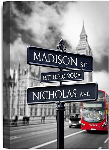 Miniatura 1 de IPIC  obra de arte personalizada con nombres y fecha, regalo perfecto para aniversario, boda, cumpleaños y celebraciones