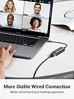 Vista 4 de UGREEN Adaptador USB C a Ethernet, 1000 Mbps, RJ45, sin controlador, compatible con Windows, MacOS, iPadOS, ChromeOS, Android, portátil, tableta