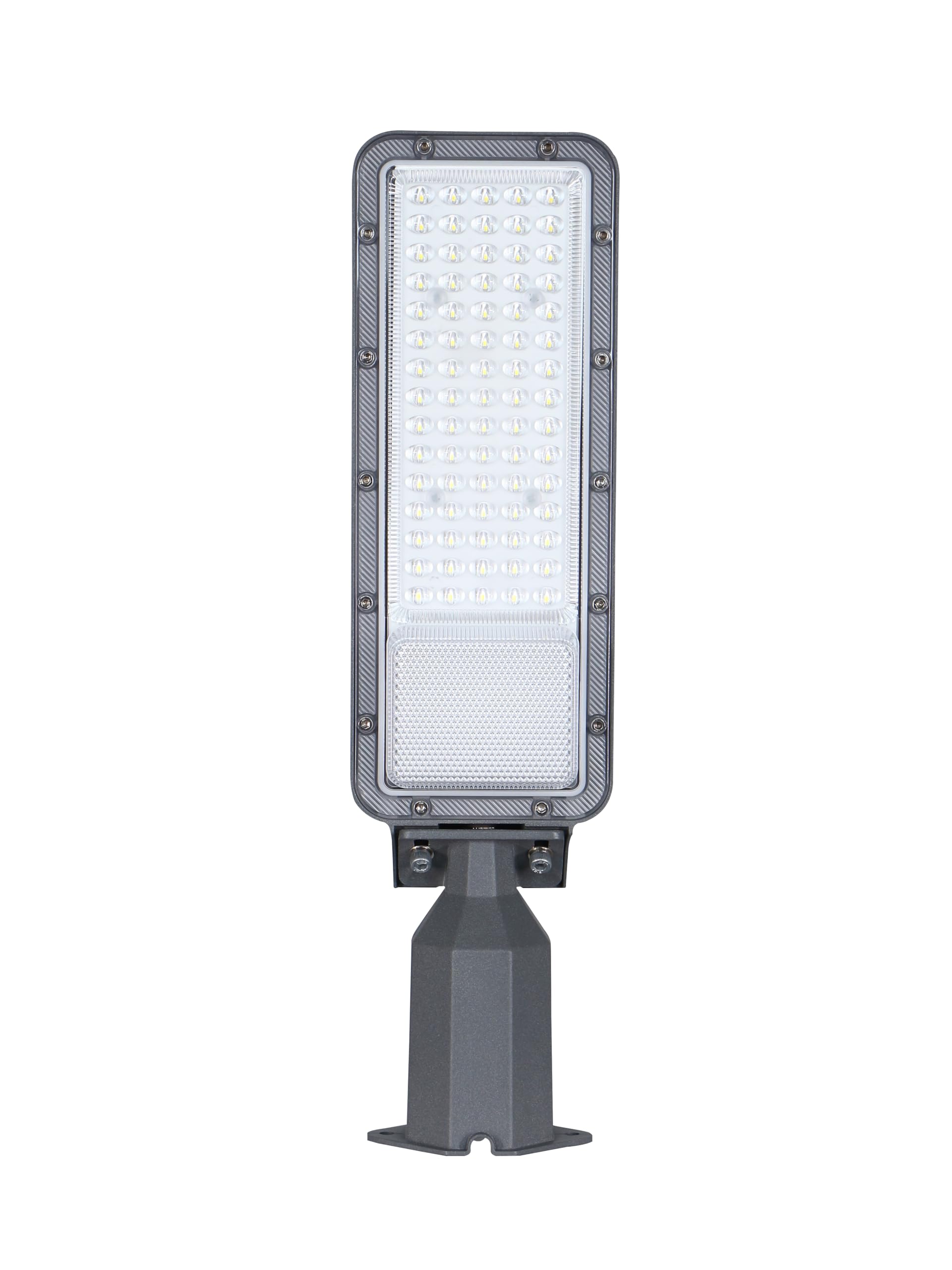 Dopa Lampione Stradale elettricio LED 6000K ad Alta Luminosità – IP65 Impermeabile, Alluminio Pressofuso, Braccio Orientabile ±70°, Illuminazione Esterna 50W / 100W / 200W (50W)