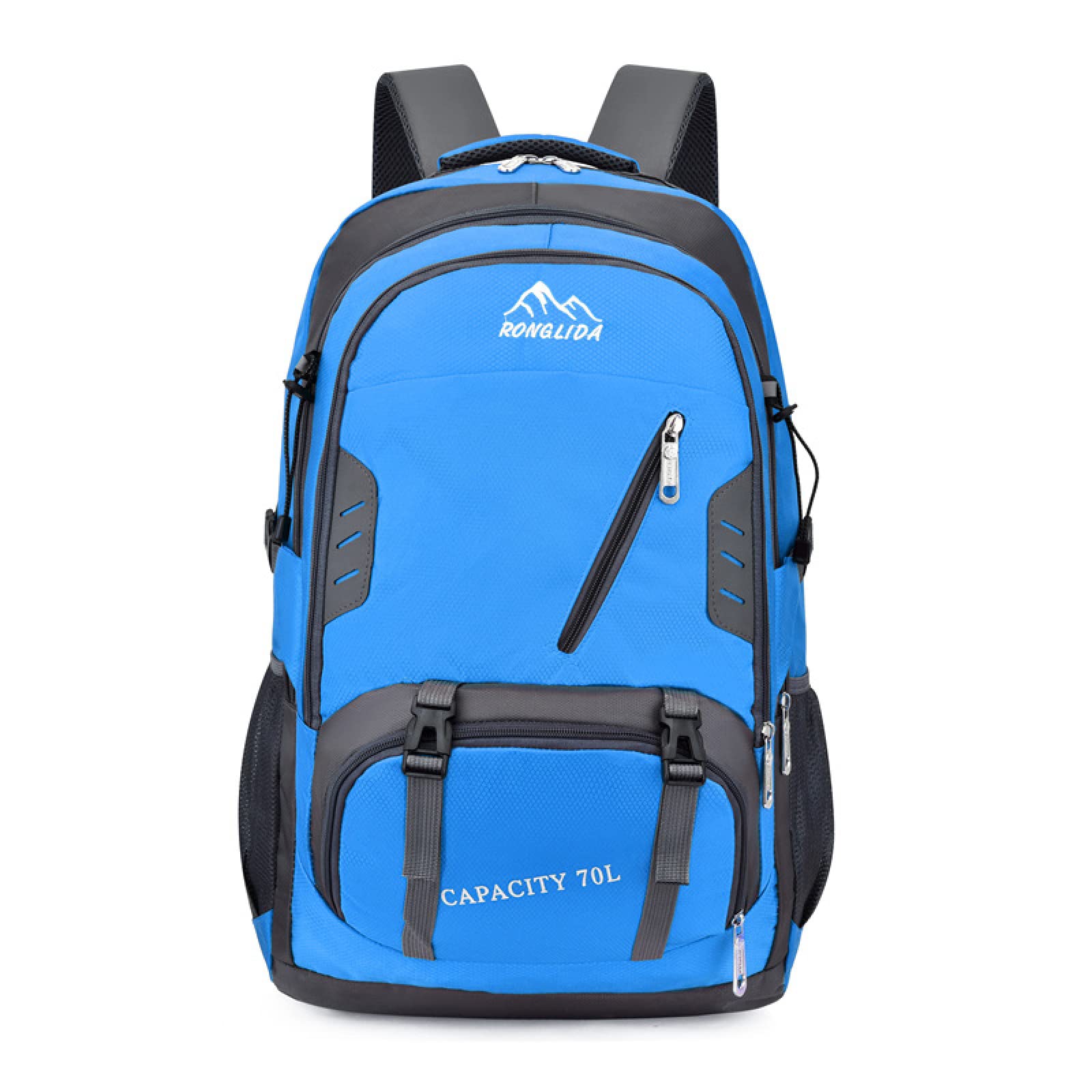 Zaino da viaggio unisex 70L Zaino da viaggio sportivo Borsa da viaggio all'aperto Escursionismo Zaino in nylon Alpinismo Zaino da campeggio