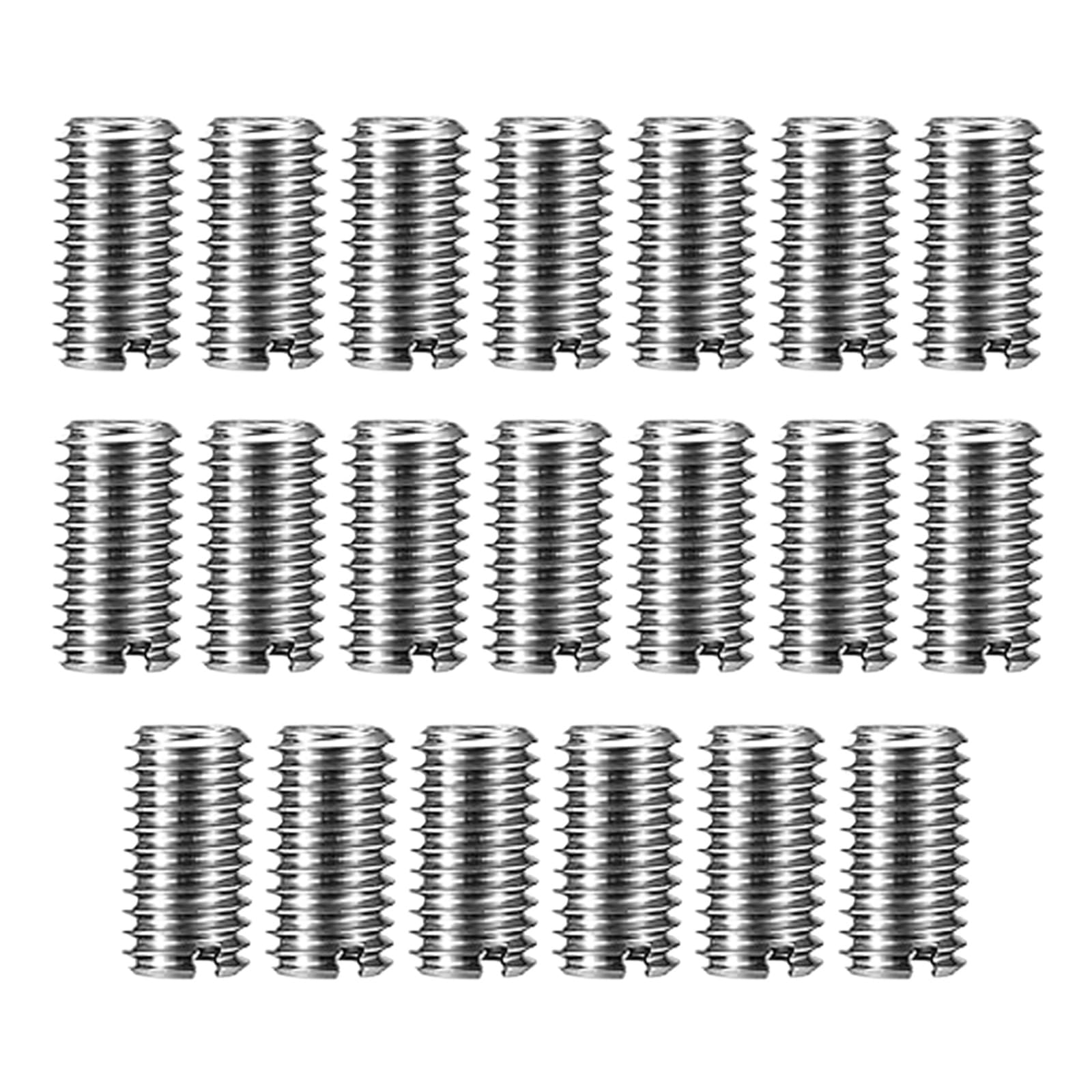 20 Pack M8 to M6 Stainless Steel Self Tapping Thread Inserts Repair Kit