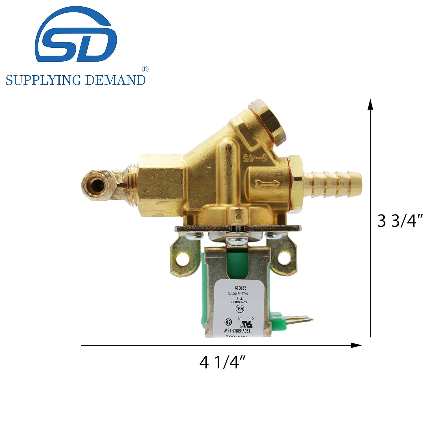 Supplying Demand 12-2990-01 Ice Machine Water Inlet Valve Replacement Model Specific Not Universal