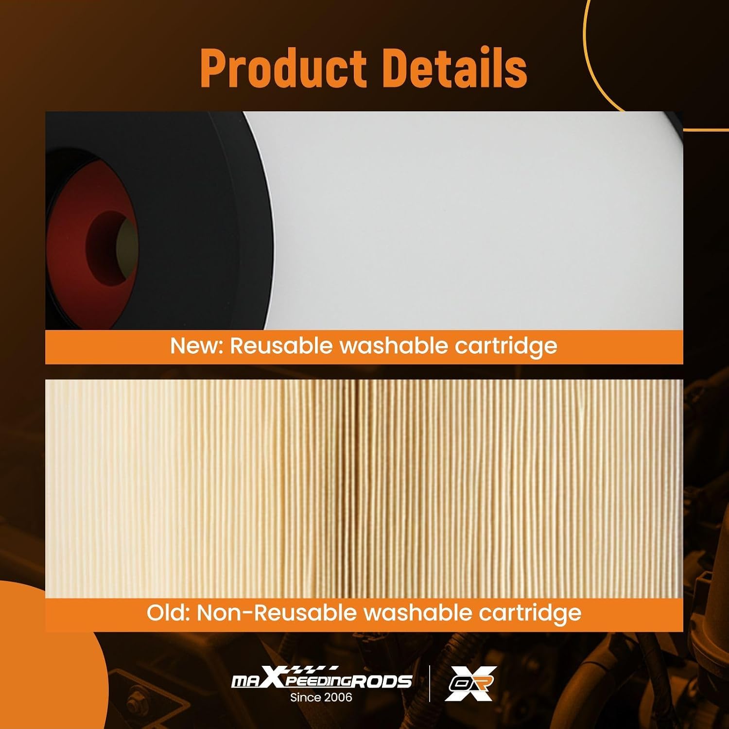maXpeedingrods 600-331-2900 Filter Element Kit for Komatsu Excavator PC240 PC290 PC360 PC390, for Komatsu Wheel Loader WA200-7, WA200-8, WA270-7