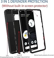 Vista 3 de Anloes Funda para Google Pixel 7a 5G, Pixel 7a Funda de teléfono resistente a prueba de golpes a prueba de polvo resistente Defender Protective, 3