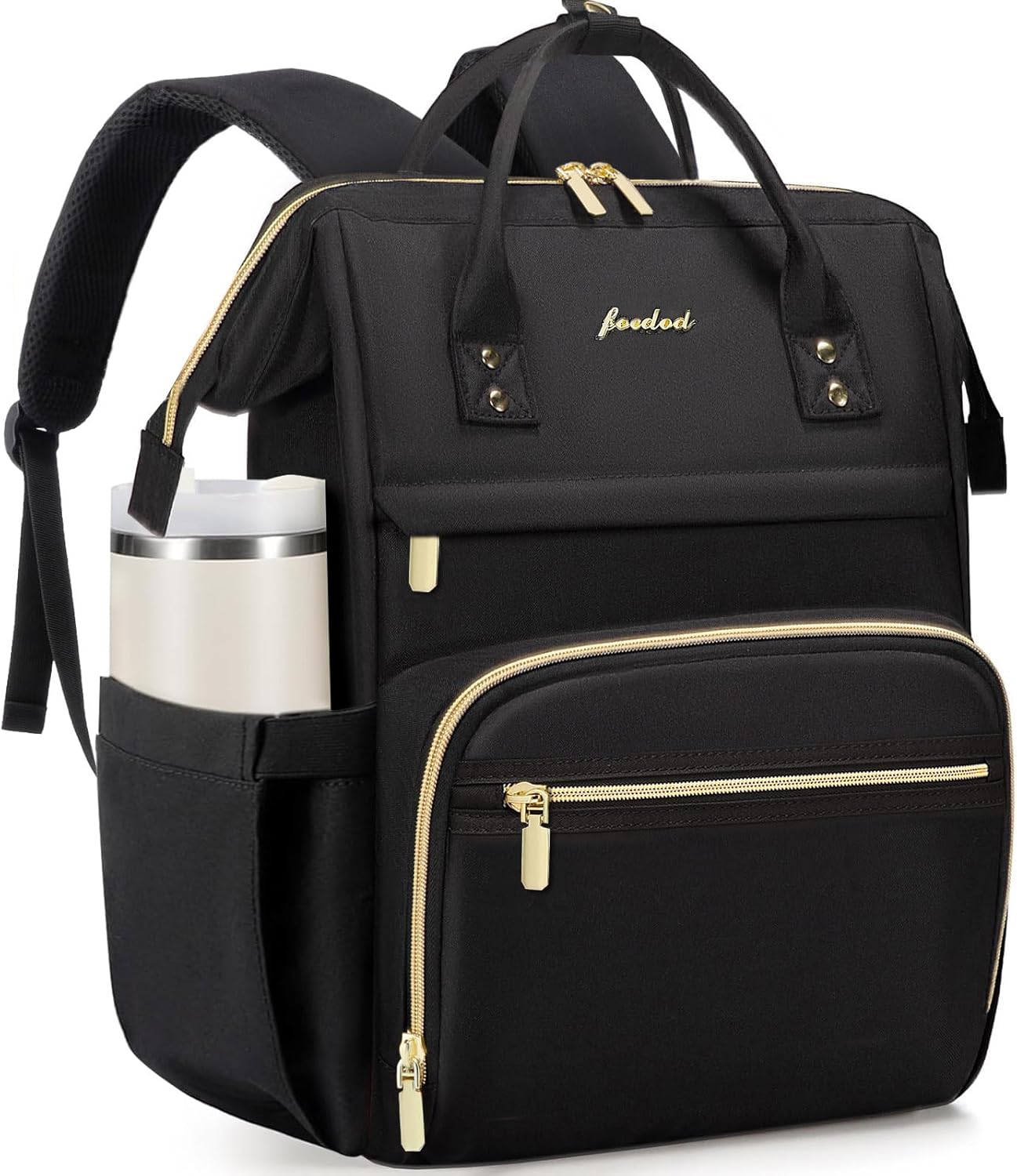 Women Laptop Backpack Work Bag - Fits 15.6 inch with Laptop Compartment Waterproof Professional Fashion Travel Purse for College Nurse Business Computer Backpack