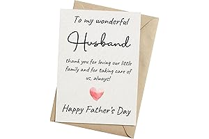 Wife to Wonderful Husband on Father's Day Greeting Card