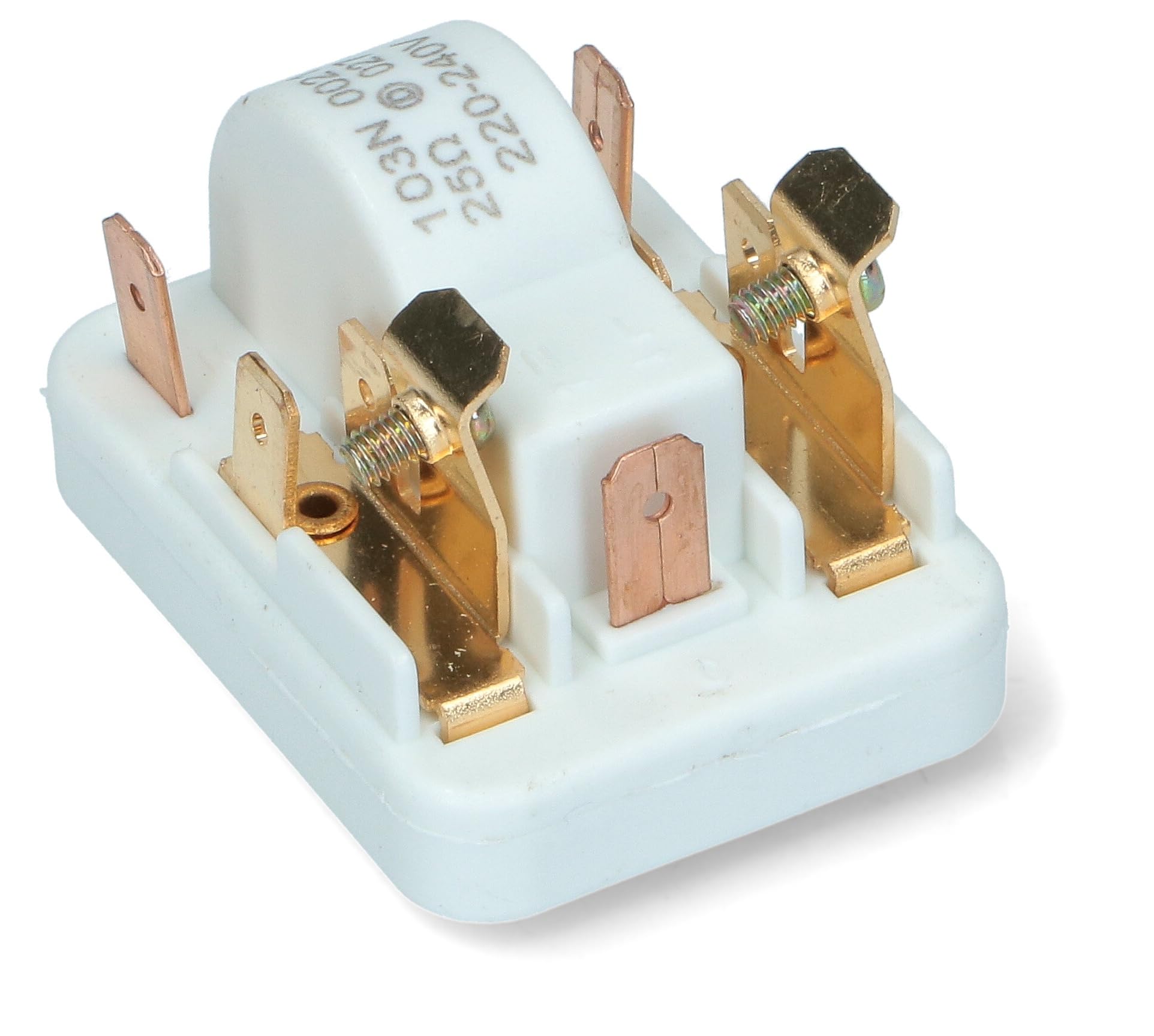 Relé de arranque universal para compresor de nevera o congelador, 103N0021, terminales macho 4,8 mm