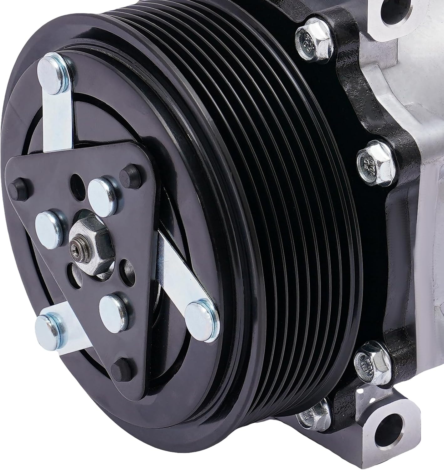 A/C Compressor Compatible with International Navistar Trucks Air Conditioning Compressor OEM 4418, 3582435C1