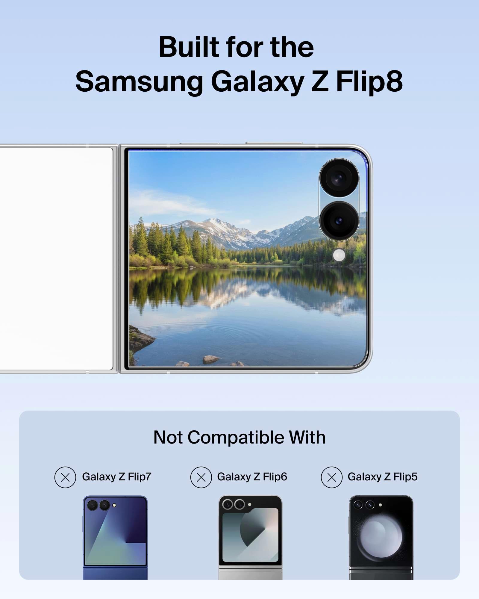 Belkin Titan - Pellicola protettiva antiriflesso per Samsung Galaxy Z Flip8